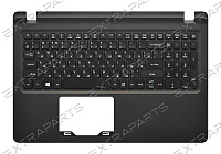 Клавиатура Packard Bell EasyNote TE69AP черная топ-панель