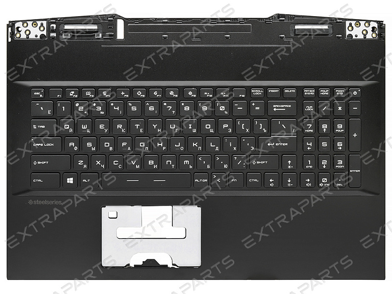 Топ-панель MSI GP76 Leopard 10UG черная c RGB-подсветкой