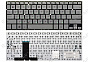 Клавиатура Asus Zenbook UX31E серебро