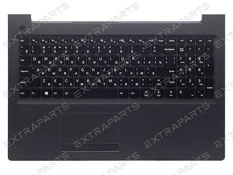 Клавиатура LENOVO 510-15IKB (RU) серая топ-панель с подсветкой