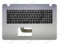 Клавиатура Asus VivoBook 17 X705UB серая топ-панель