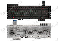 Клавиатура ASUS G751 (RU) черная