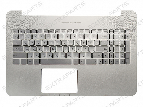 Топ-панель Asus VivoBook Pro N552VX серебро с подсветкой