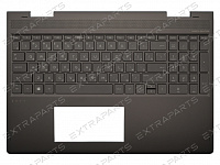 Клавиатура HP Envy x360 15-bq (RU) черная топ-панель