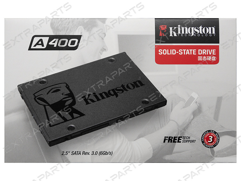 SSD диск 240GB 2.5" SATA Kingston A400 SA400S37/240G