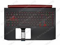 Клавиатура Acer Nitro 5 AN515-54 черная топ-панель с подсветкой