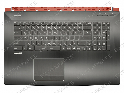 Клавиатура MSI GL72 6QF черная топ-панель c подсветкой