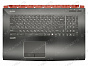 Клавиатура MSI GL72 6QF черная топ-панель c подсветкой