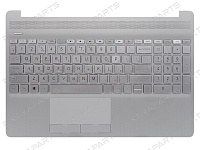 Топ-панель HP 250 G8 серебряная (для моделей без сканера отпечатка)