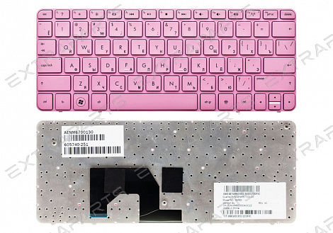 Клавиатура HP Mini 210-1000 (RU) розовая