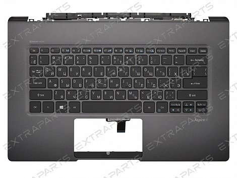 Клавиатура Acer Aspire R7-372T черная топ-панель с подсветкой