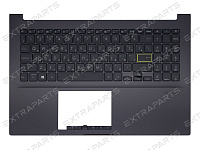 Топ-панель для Asus VivoBook 15 F513EA черная с подсветкой