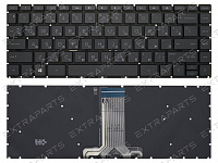 Клавиатура HP Pavilion x360 14-cd черная с подсветкой