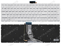 Клавиатура HP Envy x360 15-bq белая с подсветкой