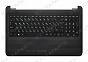 Клавиатура HP 15-ba черная топ-панель V.2