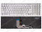 Клавиатура для HP Envy x360 15-ee серебряная с подсветкой