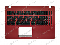 Клавиатура Asus X540 красная топ-панель