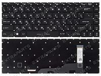 Клавиатура для MSI GP66 Leopard 10UG черная с полноцветной RGB-подсветкой