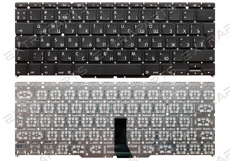 Клавиатура Apple MacBook Air 11" A1370 (RU) черная V.1