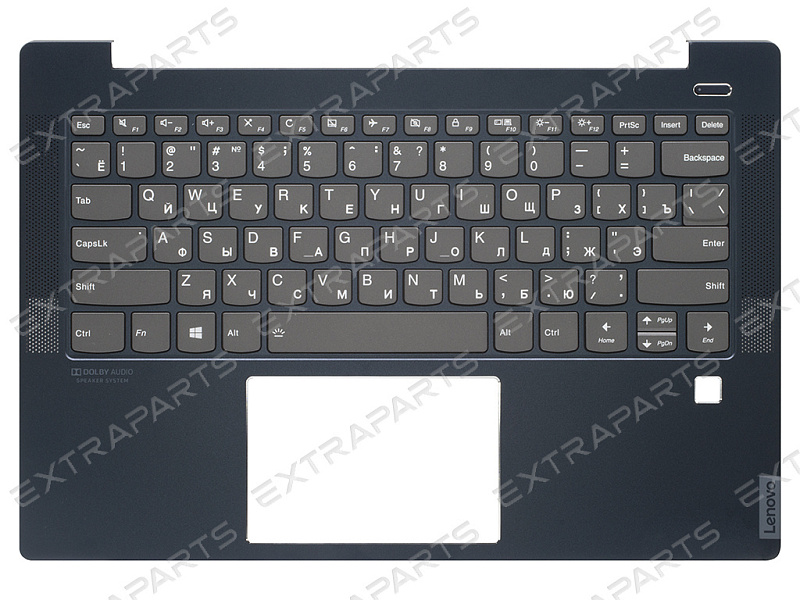 Топ-панель для Lenovo IdeaPad S540-14IML синяя с подсветкой