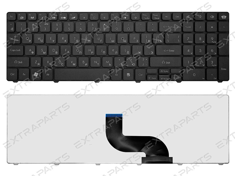 Клавиатура PACKARD BELL TE69KB черная V.1 (оригинал) OV