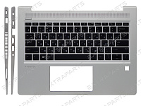 Топ-панель HP ProBook 430 G6 серебряная без подсветки