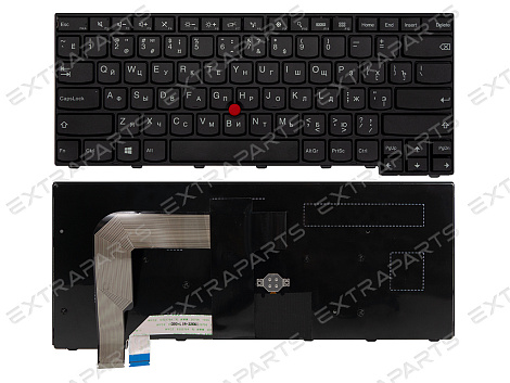 Клавиатура Lenovo ThinkPad T470p черная без подсветки