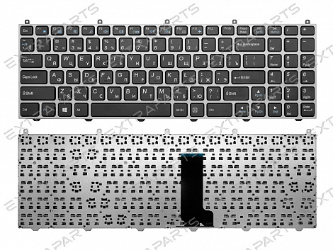 Клавиатура DEXP Atlas H105 (RU) черная с рамкой