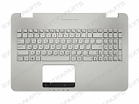 Клавиатура Asus N551JM топ-панель серебро