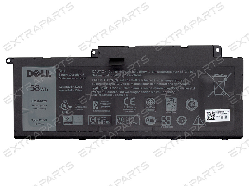 Аккумулятор F7HVR для Dell