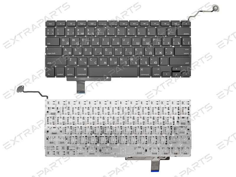 Клавиатура Apple MacBook Pro 17" A1297 (RU) черная (горизонтальный Enter)