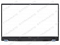 Рамка матрицы для ноутбука Acer Swift X SFX14-41G черная c синими заглушками