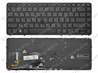 Клавиатура HP EliteBook 840 G1 черная с подсветкой V.1