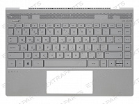 Топ-панель HP Envy 13-ad серебряная (IntelHD)