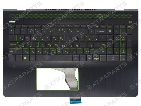 Клавиатура HP Pavilion Power 15-cb (RU) черная топ-панель V.1