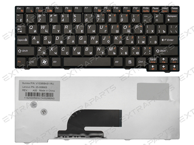 Клавиатура LENOVO IdeaPad S10-2 (RU) черная