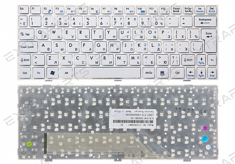 Клавиатура MSI Wind U135DX (RU) белая