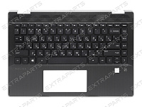Топ-панель HP Pavilion x360 14-dh черная (для моделей со сканером отпечатка)