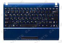 Клавиатура Asus Eee PC 1025C синяя топ-панель