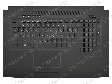 Клавиатура Asus ROG Strix SCAR GL703GM черная топ-панель
