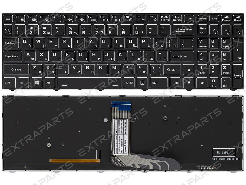 Клавиатура для Acer Aspire 7 A715-59G с RGB-подсветкой