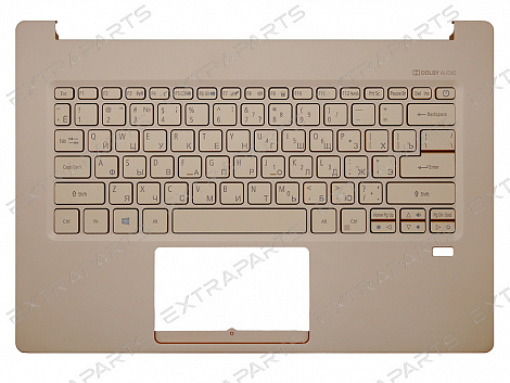 Клавиатура Acer Swift 5 SF514-52T топ-панель золото с подсветкой