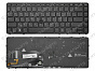 Клавиатура 731179-251 для HP черная с подсветкой
