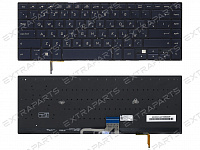 Клавиатура Asus ZenBook Pro UX550GD синяя с подсветкой