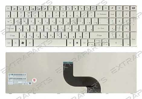 Клавиатура PACKARD BELL TM85 (RU) белая