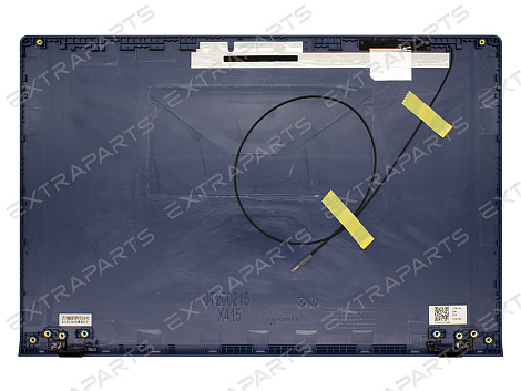 Крышка матрицы для ноутбука Asus A409FA синяя (пластик)