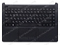 Клавиатура HP 14-cf серая текстурная топ-панель