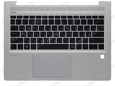 Топ-панель HP ProBook 430 G6 серебряная без подсветки