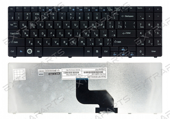 Клавиатура ACER Aspire 5516 (RU) черная V.1