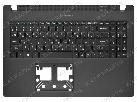 Топ-панель Acer TravelMate TMP215-52 черная с подсветкой
